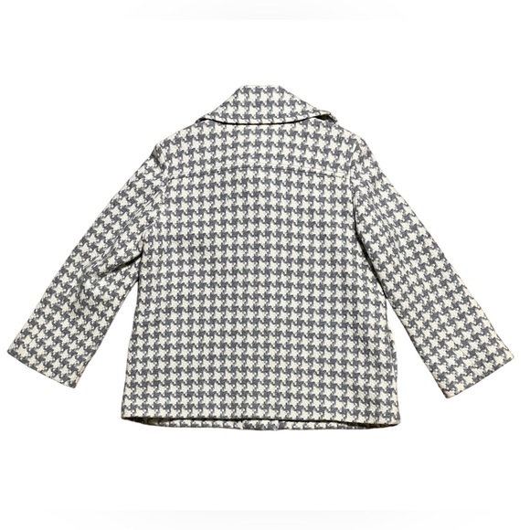Pendleton Woman’s Houndstooth Virgin & Lambs Wool Coat Sz 14 - Picture 3 of 15